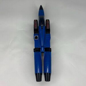 Vintage 1983 Hasbro Takara Transformers Blue Airplane Jet Action Figure